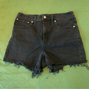 Madewell High-Rise Denim Shorts - size 30